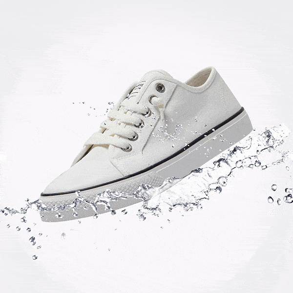 小白|超级团 | 英国帆布小白鞋，不怕水，不怕脏，不用系鞋带