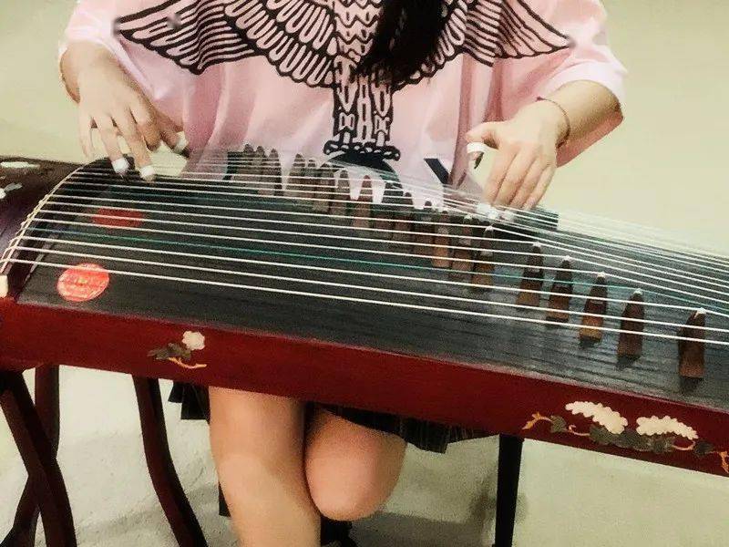 秦桑区古筝曲谱_古筝图片卡通