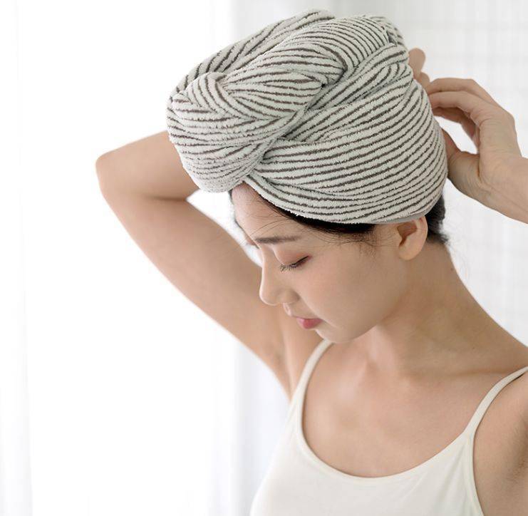 发丝|?日式神级干发帽, 5分钟告别头发湿哒哒!不伤发丝、不掉毛 ,人手必备!