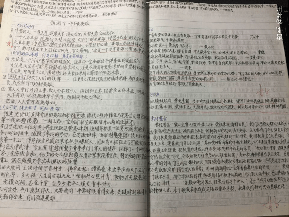 状元|才知道牛逼的人早就牛逼了高考725!语文146!看到武汉美女状元的学霸笔记