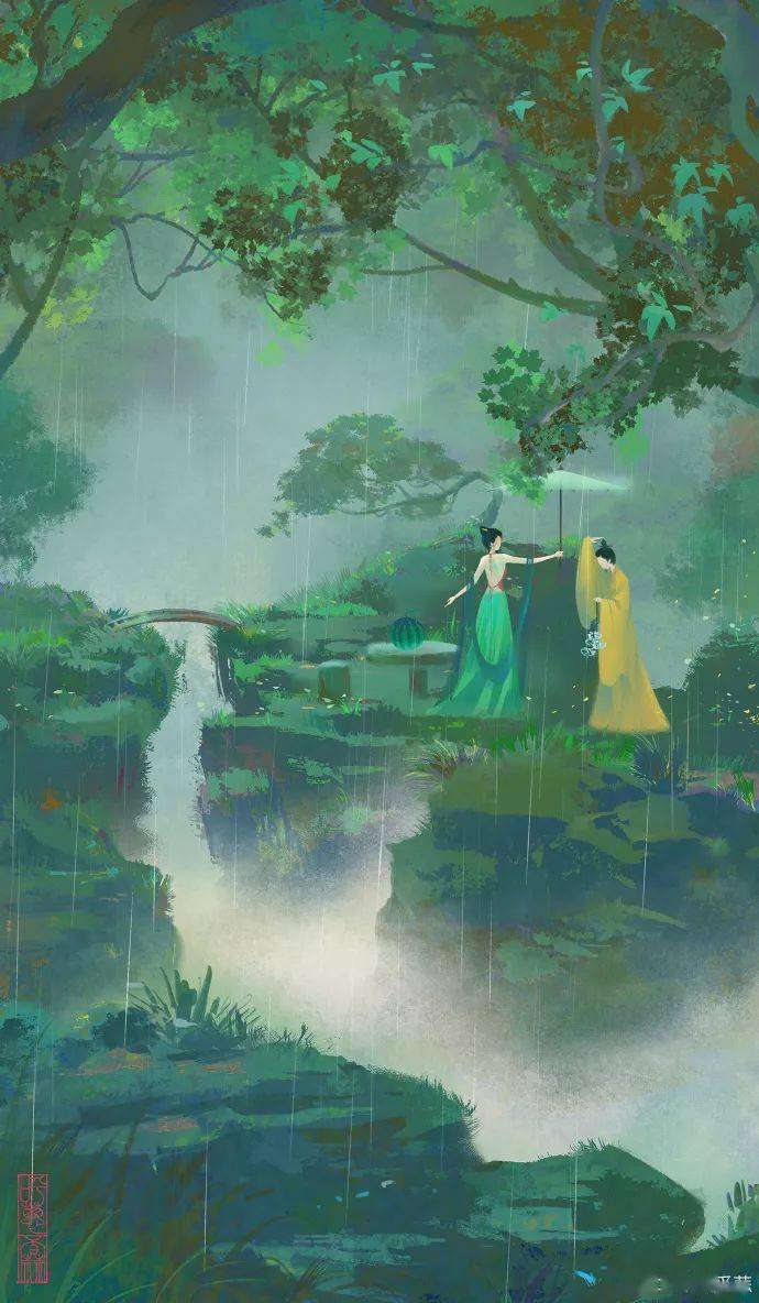 油墨|绝美!《乘风破浪的姐姐》发布油墨画海报!