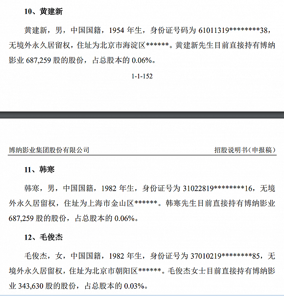 承销商|IPO雷达| 博纳影业携黄晓明、章子怡等明星回A，联席承销商控股超13%