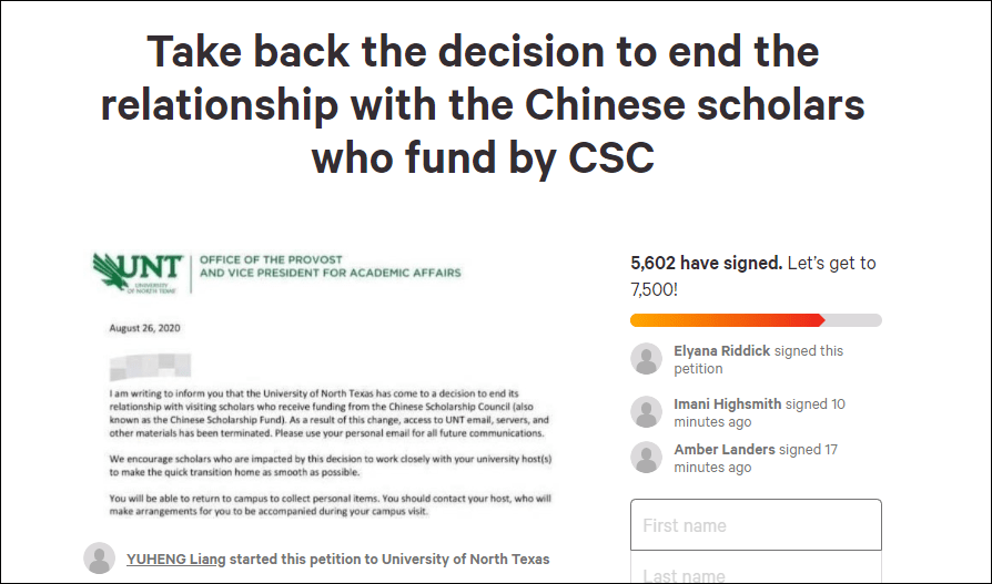 驱逐中国公派学者的美国大学，开始甩锅了