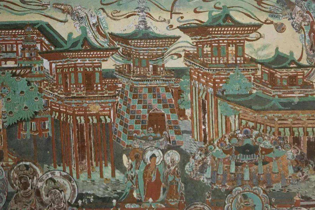 梁思成敦煌壁画中的中国古建筑