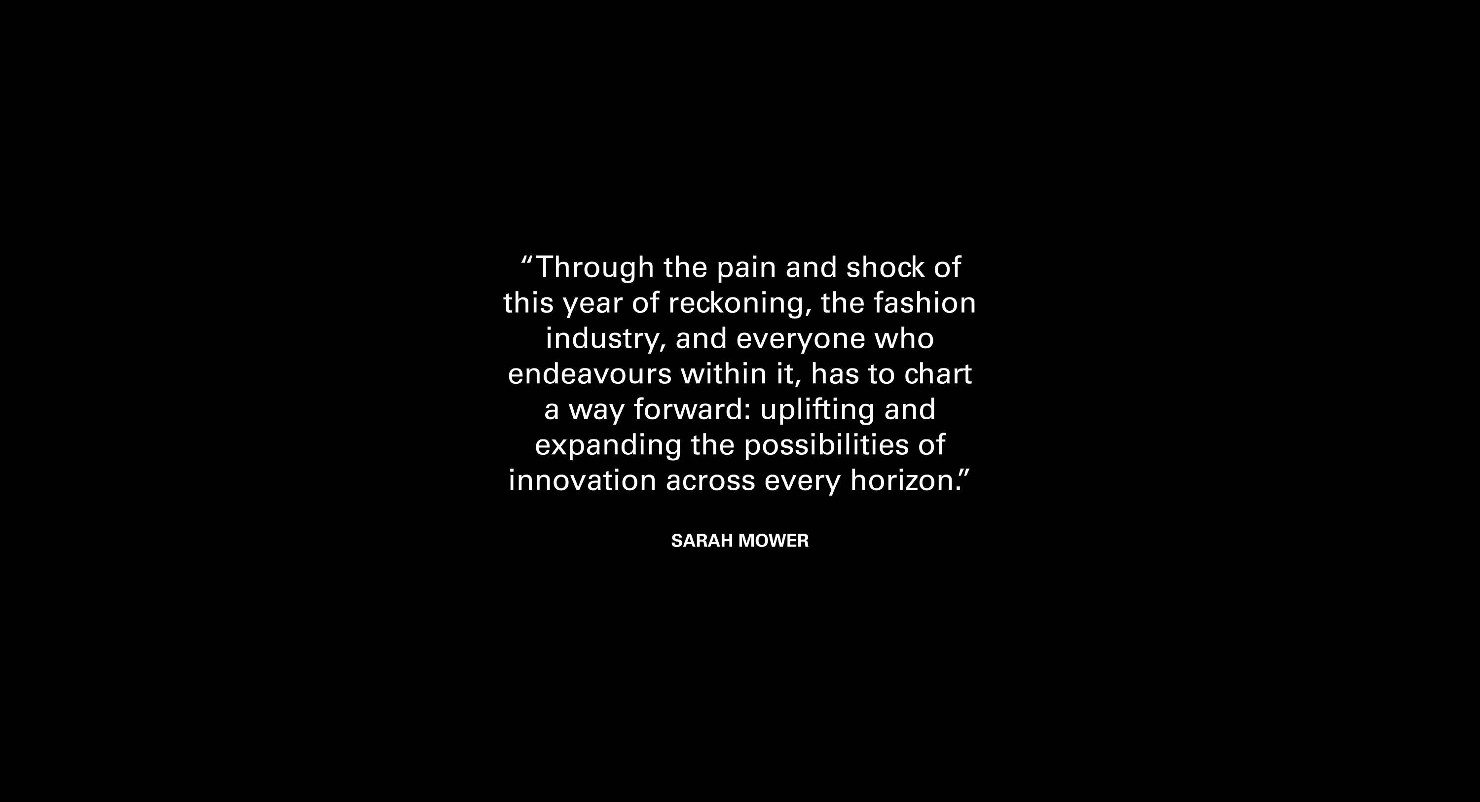 领域|“这就是亟待改革的时尚领域”——Sarah Mower呼吁时尚业按下“重启”按钮