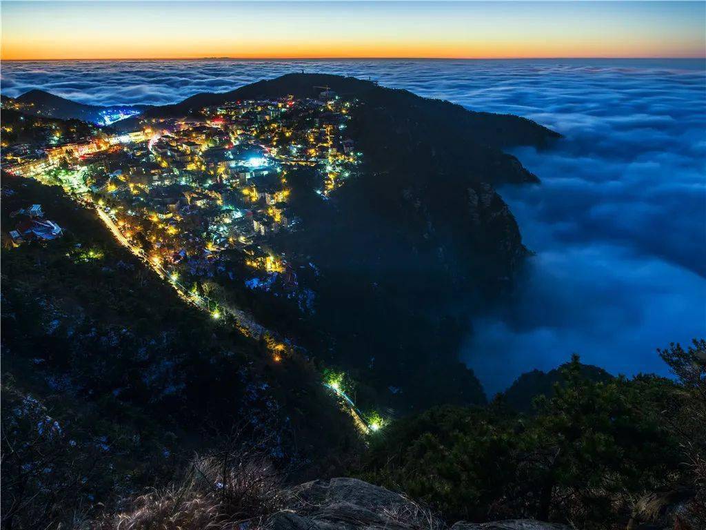 庐山牯岭夜景