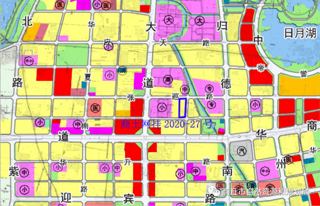 保证金(万元) 商土网挂2020-27号 东至银河路(规划),西至商丘碧玺置业