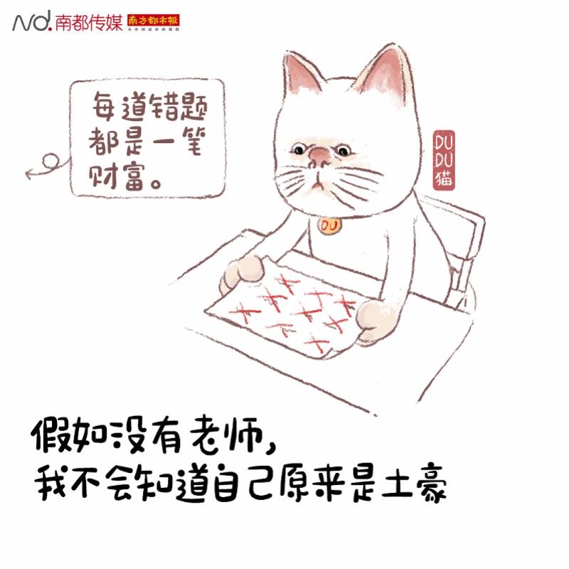林军明|DUDU猫说教师节：假如没有老师……