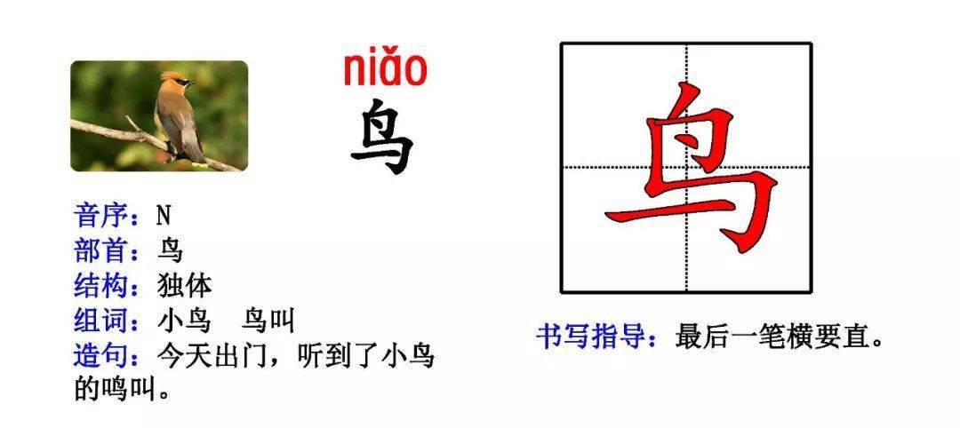 部编版一（上）生字拼音+偏旁+结构+组词+造句