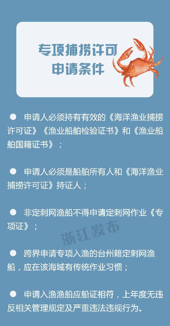 浙江|吃蟹啦！浙江公布梭子蟹专项捕捞水域