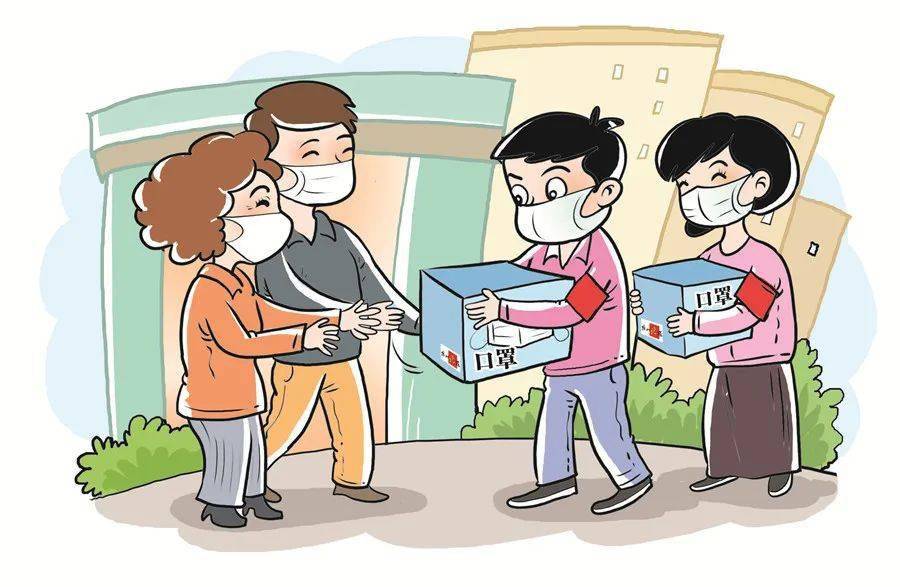 抗击疫情期间,扬州志愿者开展"同心抗疫温暖行动"