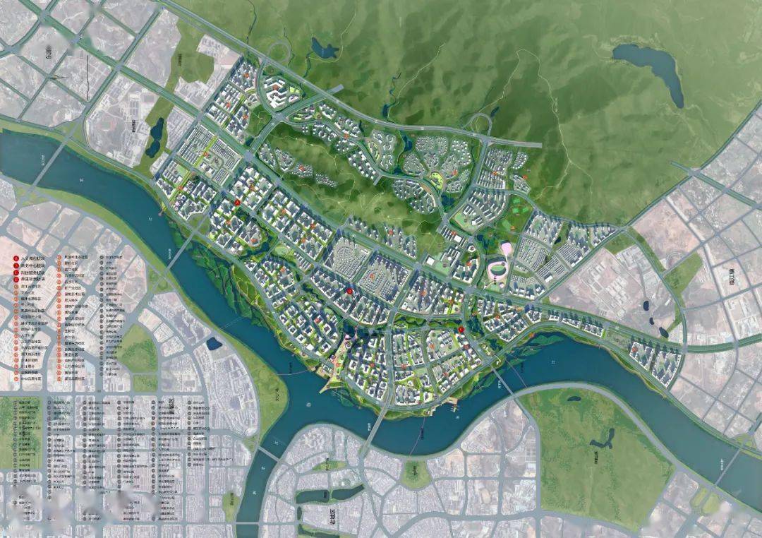 深圳实践河源江东新区起步区城市设计及绿色生态示范区规划