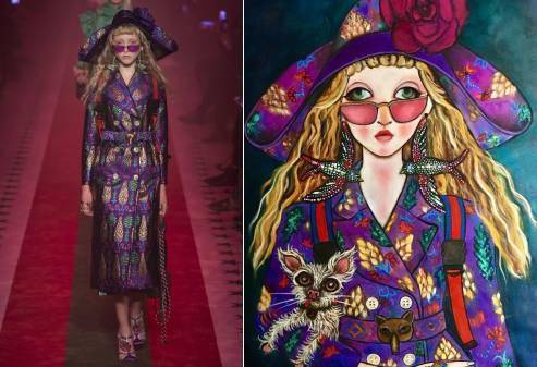 Helen|吸过毒，患过癌症的她如何蜕变为GUCCI御用插画师？ins爆火的50岁网红大妈的惊天逆袭！