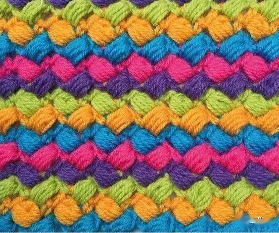 波浪|42款钩针波浪编织花样,钩到手抽筋(附教程)