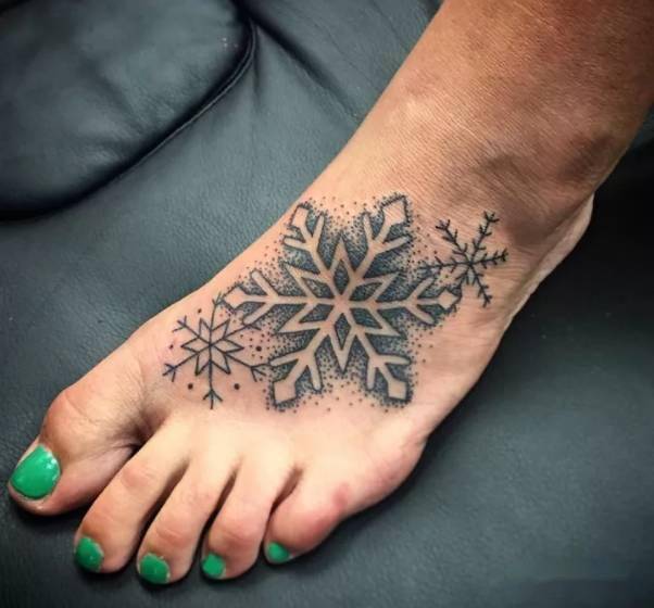 tattoo | 纹身素材:雪花