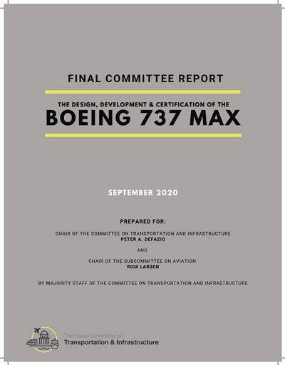 航空|波音737 MAX空难报告发布 揭美航空监管存严重问题