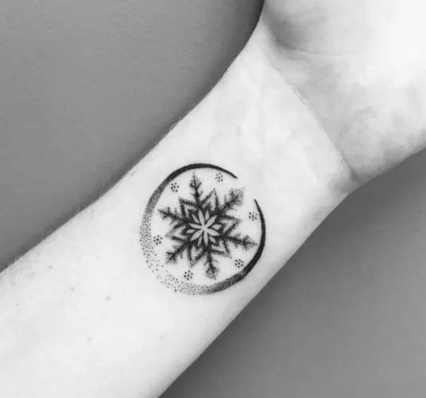 tattoo | 纹身素材:雪花