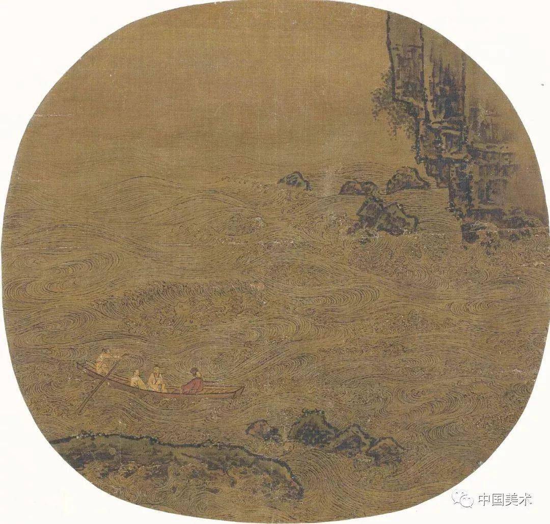 中国画唯一一幅画影子的古画珍品,罕见!_赤壁