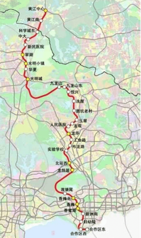 6支南延、15、17、21、22、27号线,深圳5期地铁规划_龙华
