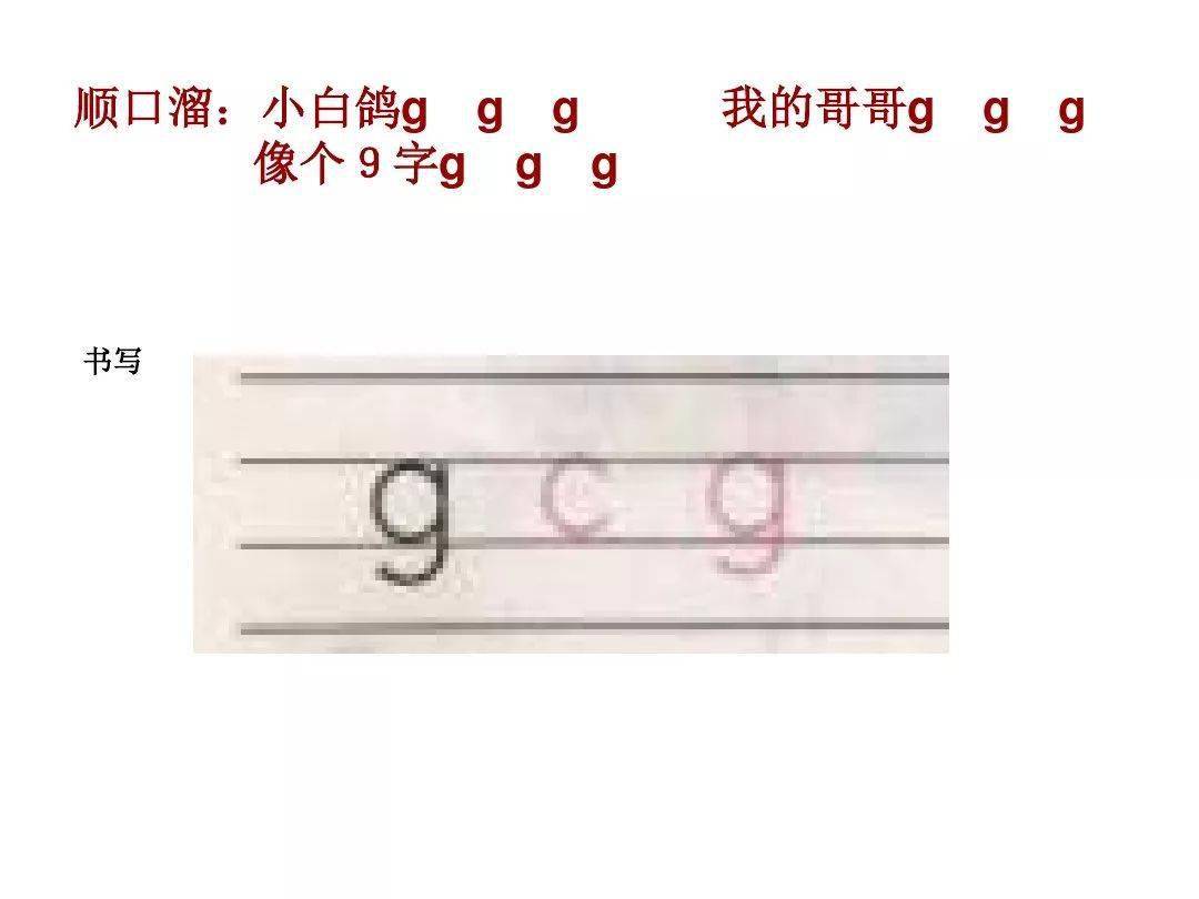 一年级上册语文汉语拼音5gkh微课教学视频知识点课件教案