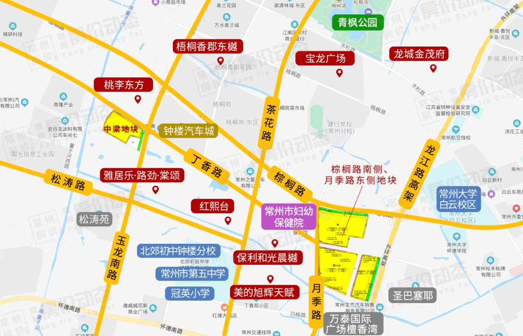 钟楼开发区超19万方商住地,成交价32.18亿