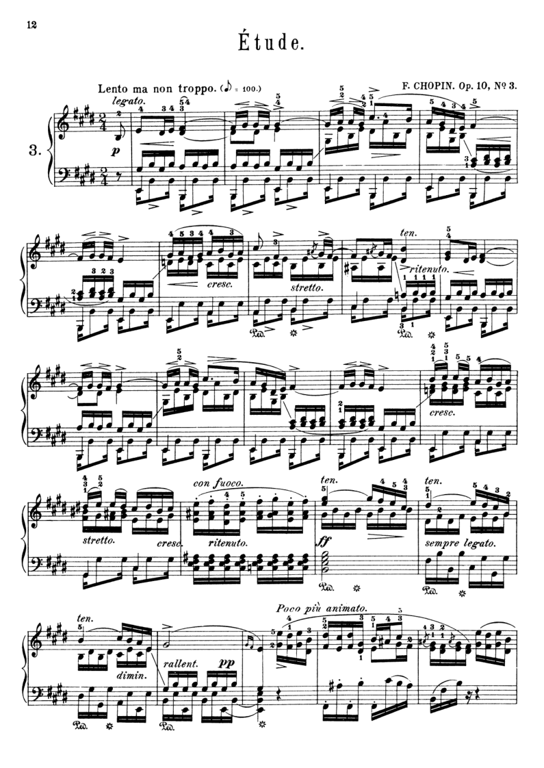 钢琴曲排名_钢琴曲简谱