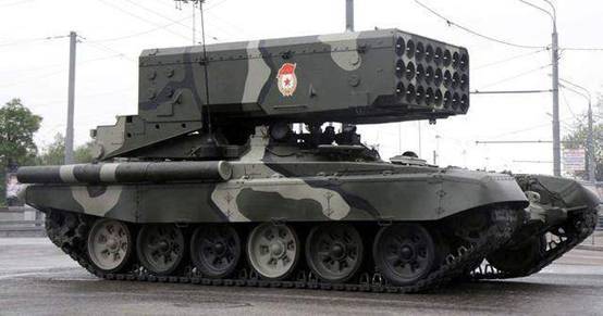 俄军首次使用新型tos 2重型火箭炮比tos 1a更具威力 高加索