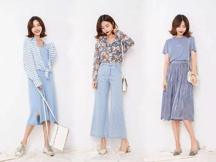 仙女|27套浅色系显白搭配