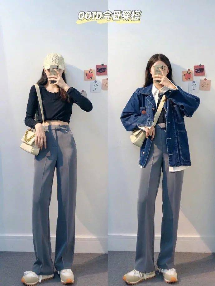 基础|18套秋天日常基础款穿搭分享，经典百搭时髦好看