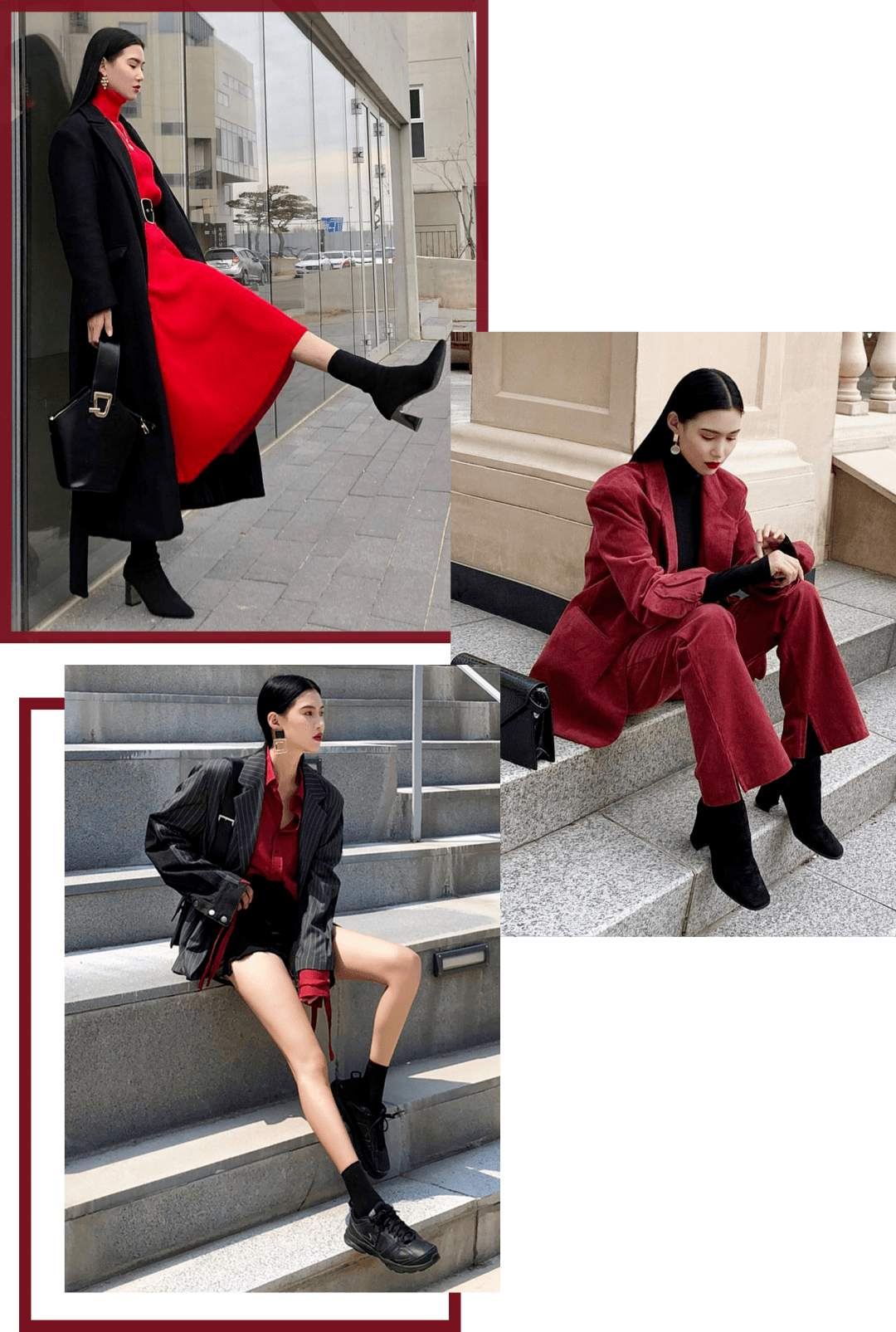 钟楚曦|南韩钟楚曦的「大佬风」穿衣模板，显高显瘦太绝了！