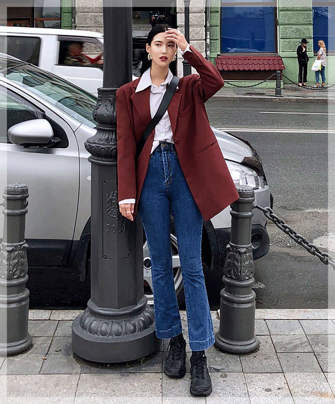 钟楚曦|南韩钟楚曦的「大佬风」穿衣模板，显高显瘦太绝了！