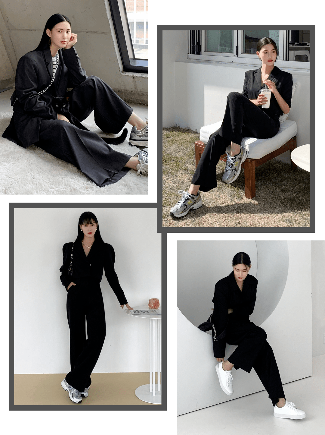 钟楚曦|南韩钟楚曦的「大佬风」穿衣模板，显高显瘦太绝了！