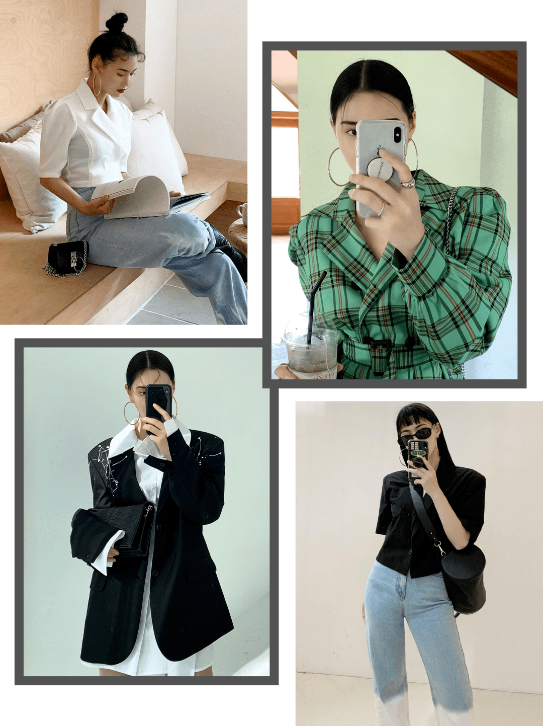 钟楚曦|南韩钟楚曦的「大佬风」穿衣模板，显高显瘦太绝了！