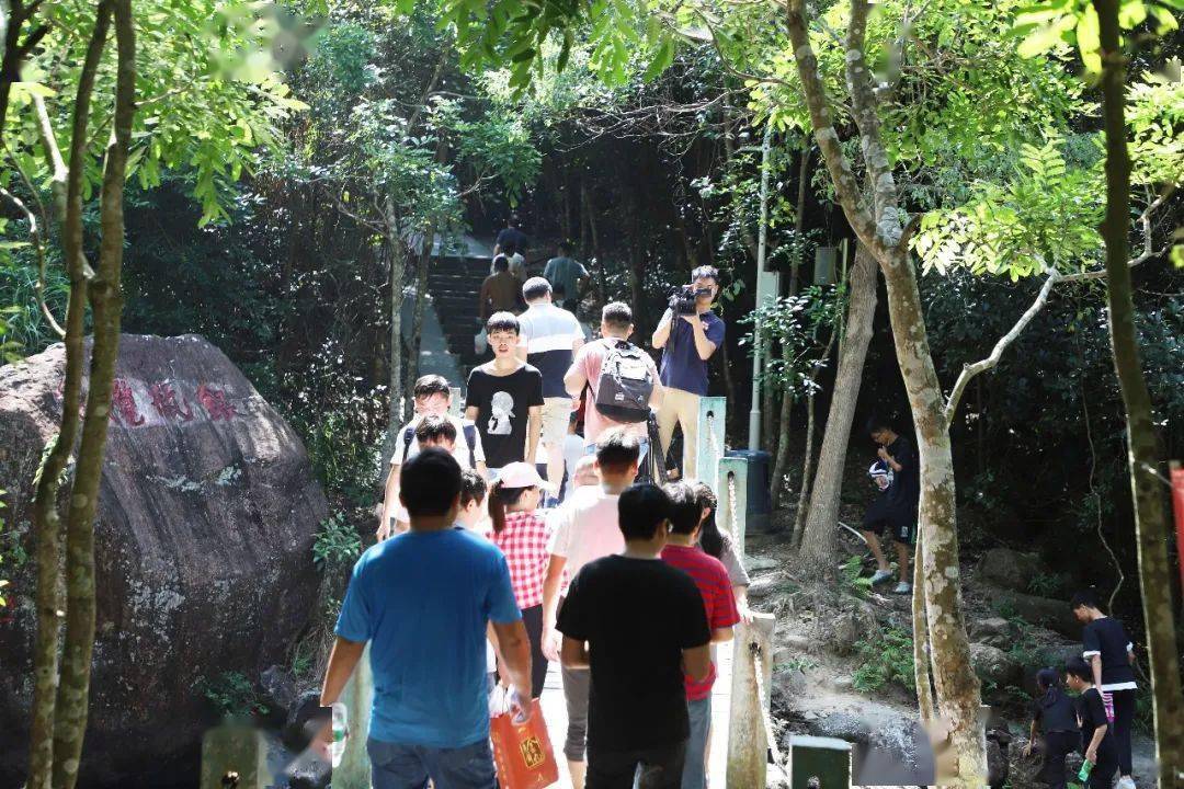 旅游国庆前四天银瓶山森林公园谢岗景区迎客逾14万人次