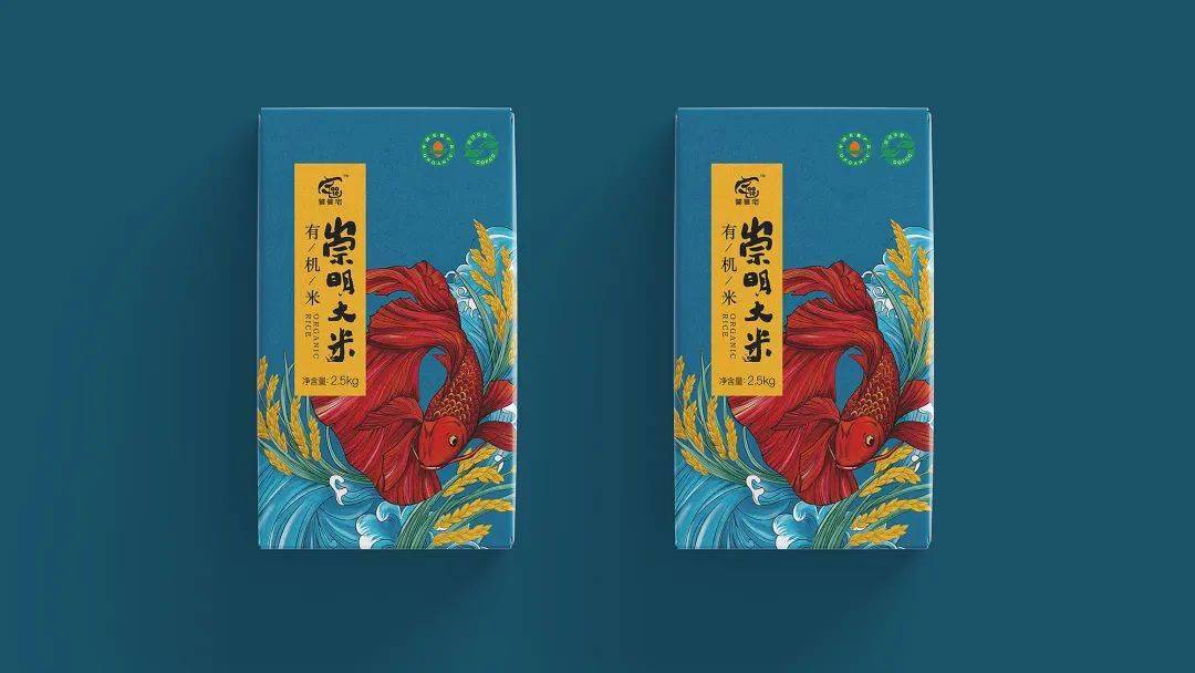 包装|现代简约风的大米包装设计，有够精致的！