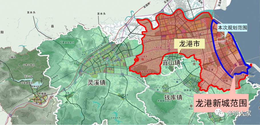 公示内容如下: (一)规划区位及范围 本次规划范围为龙港市龙港新城