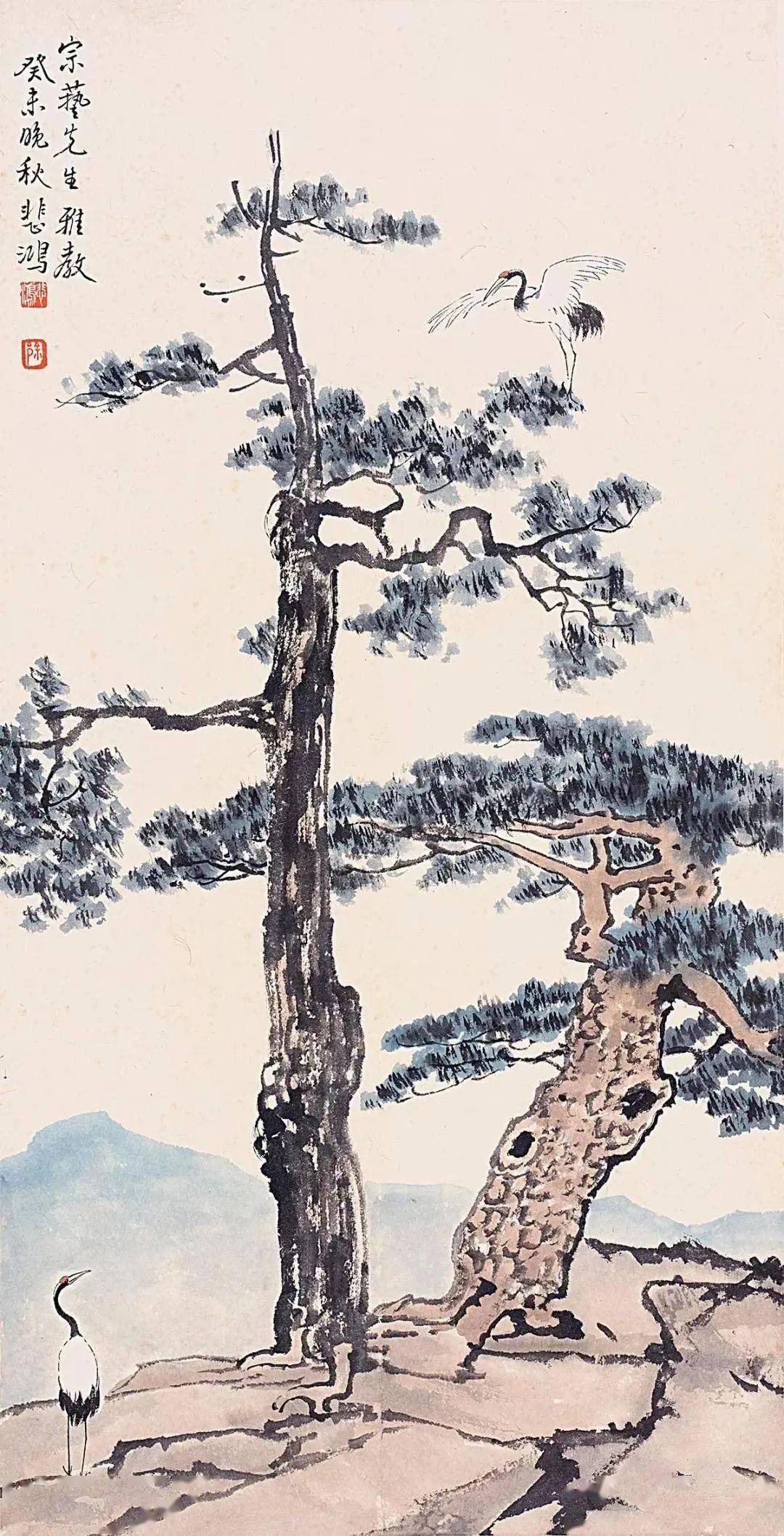 悲鴻 仙鶴圖 徐悲鸿与《八十七神仙卷》 - 知乎