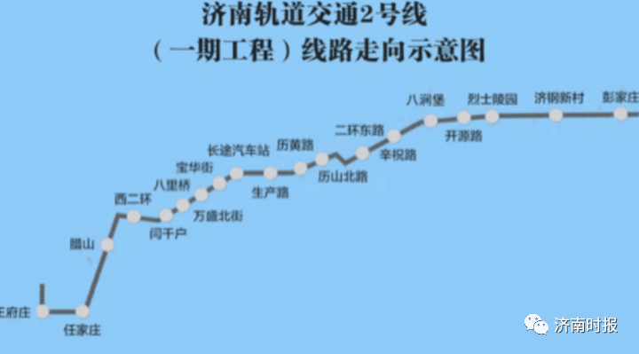 济南地铁2号线作为一条贯穿济南中心城区的东西向市域快线, 涉及