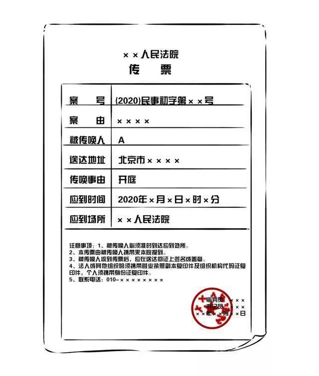突然接到法院传票怎么办?正确的打开方式是