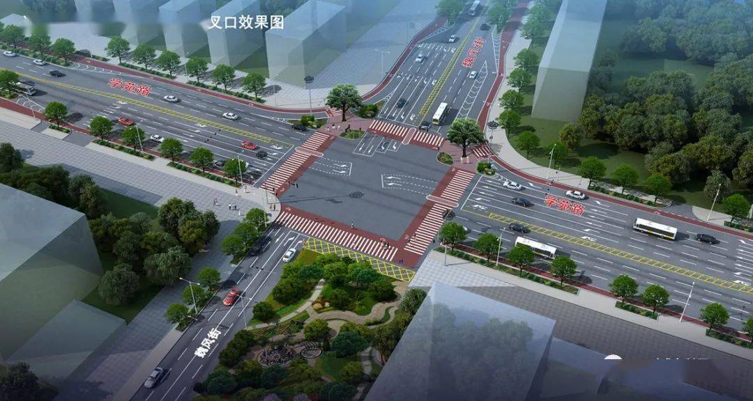 市区7个主要道路交叉口开始实施渠化岛建设