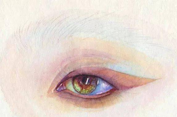 水彩|沉迷眼睛刻画的小伙伴看过来！Lina的水彩人物肖像步骤统统分享给你！