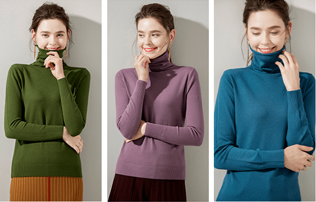 脖子|99元2件！柔软如云朵的堆堆领针织衫，时尚百搭显脸小，轻盈不臃肿！