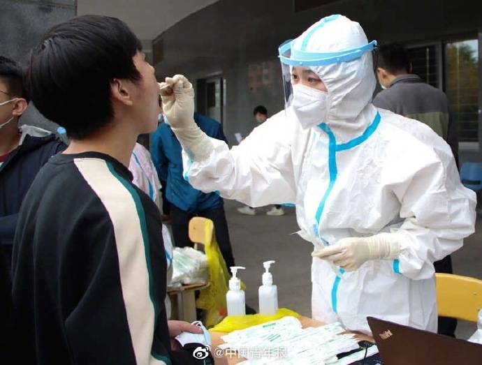 检测|青岛各高校核酸检测工作有序进行