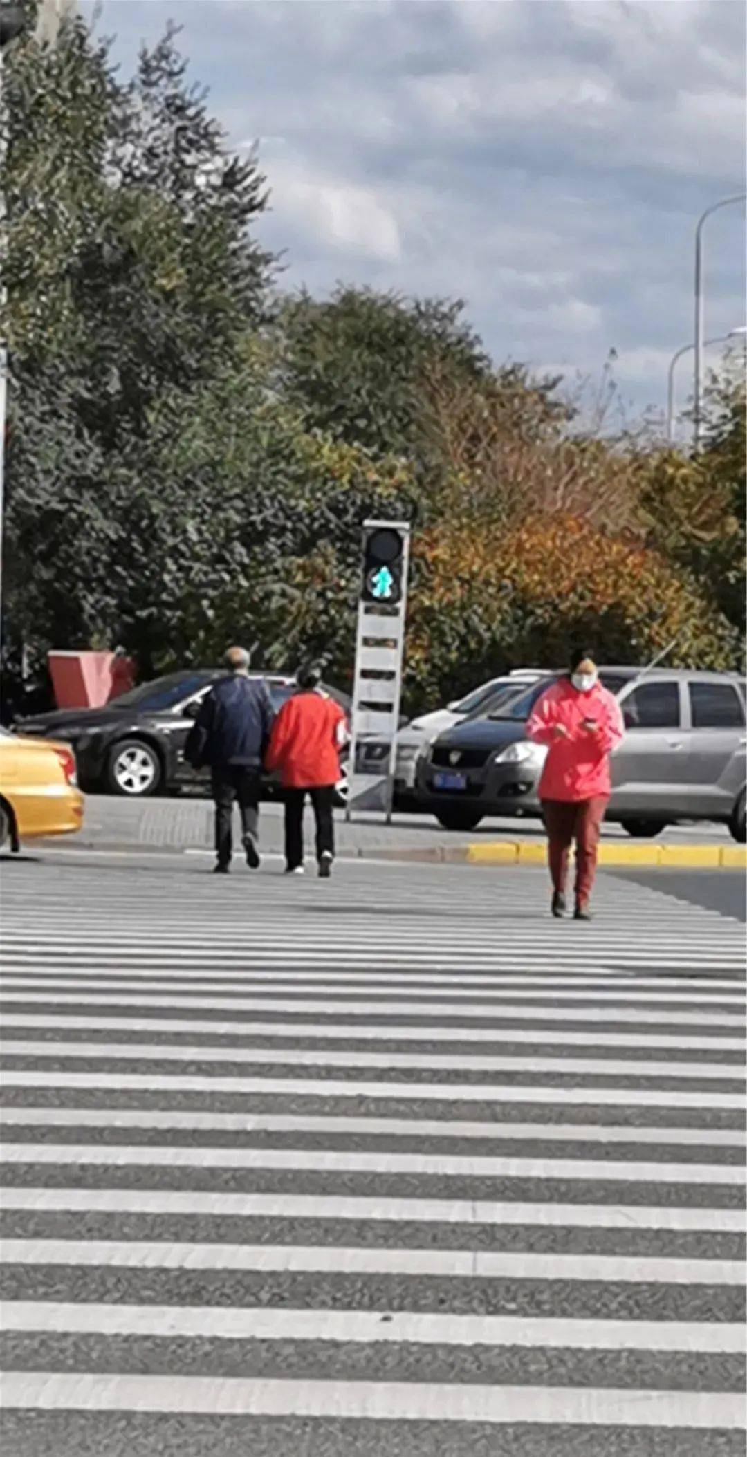 哈尔滨行人过马路闯红灯会被"晒脸"|抓拍信号灯亮相街头