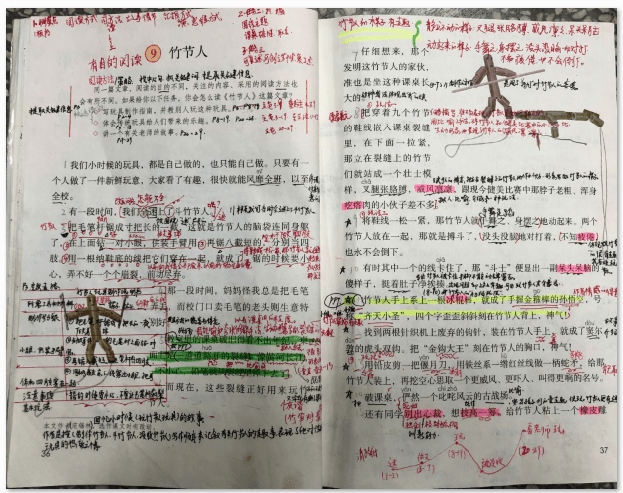 这些老师的备课笔记太惊艳,备一堂好课老师该做啥?