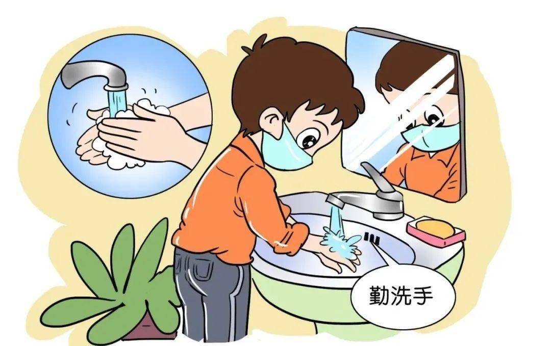 ——把手上病菌冲走,保护身体 不好好洗手的小朋友会怎样?