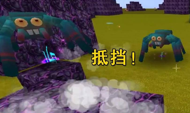 迷你世界:小学生无意中发现复古蜘蛛boss,发现不妥后转身就跑!