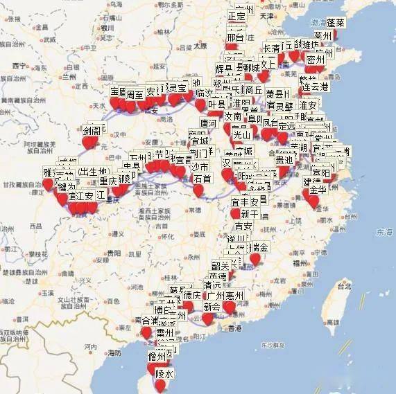 古代诗人一生的足迹地图!李白,杜甫,苏轼……谁最"浪"