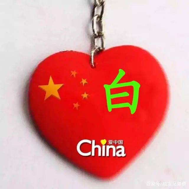 爱国头像:我爱你中国,姓氏头像