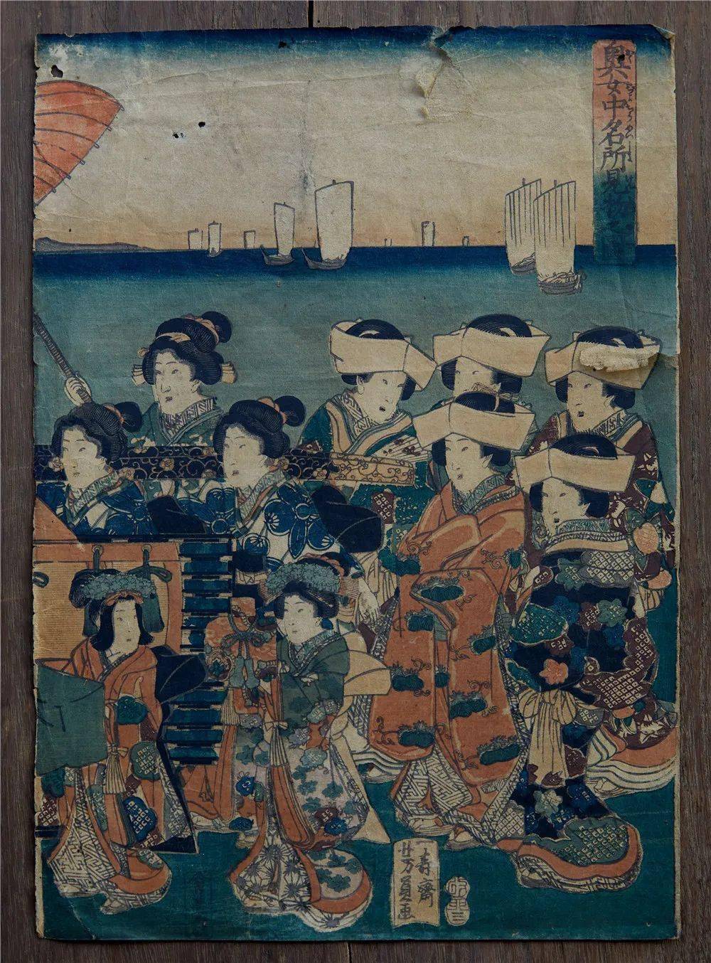 这些手绘作品正是浮世绘的起源